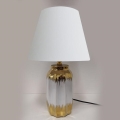 Pöytävalaisin 1xE14/60W/230V valkoinen/kulta