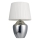 Pöytävalaisin 1xE27/25W/230V kiiltävä kromi