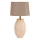 Pöytävalaisin 1xE27/40W/230V beige/kulta