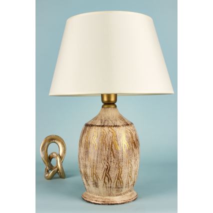 Pöytävalaisin 1xE27/40W/230V kulta