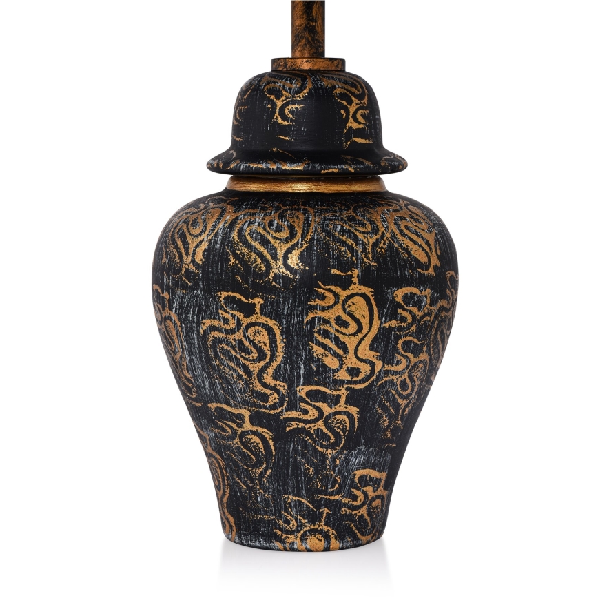 Pöytävalaisin 1xE27/40W/230V musta