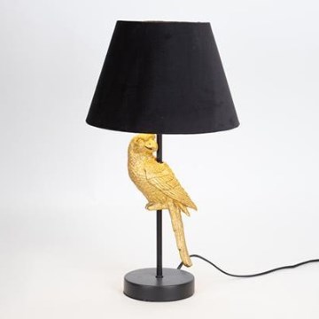 Pöytävalaisin 1xE27/40W/230V musta/kulta