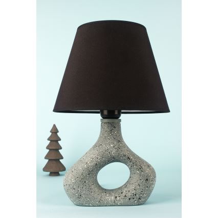 Pöytävalaisin 1xE27/40W/230V musta/vihreä