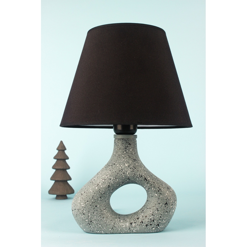 Pöytävalaisin 1xE27/40W/230V musta/vihreä