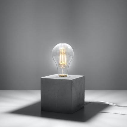 Pöytävalaisin ABEL 1xE27/60W/230V betoni