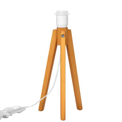 Pöytävalaisin ALBA 1xE27/15W/230V kerma/tammi