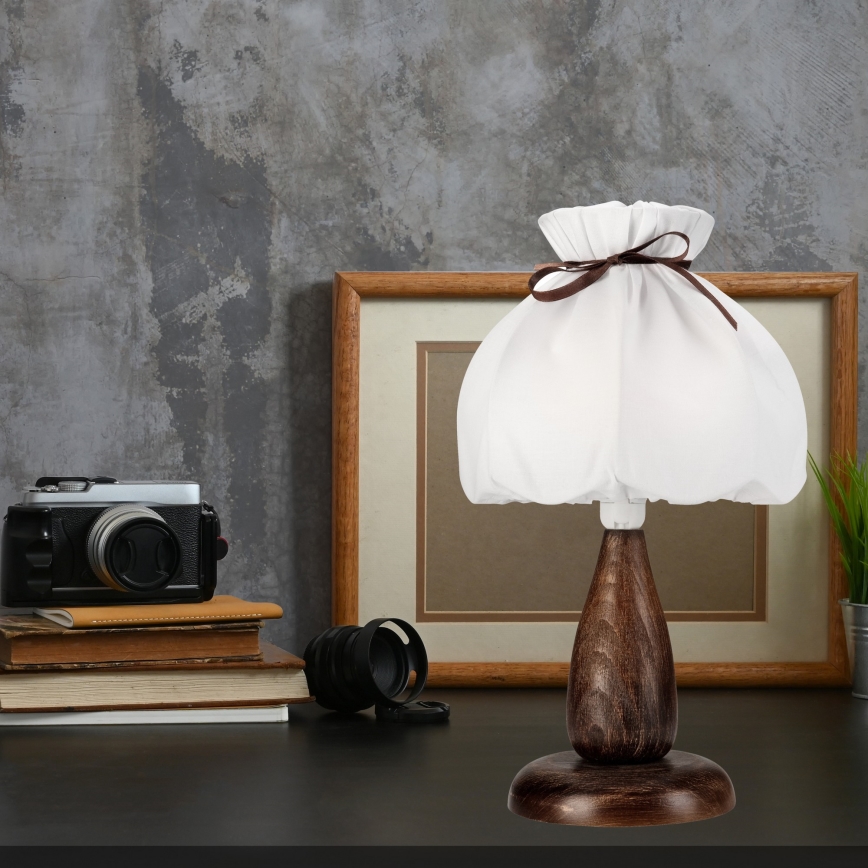 Pöytävalaisin ALESSANDRO 1xE27/60W/230V pyökki