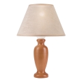 Pöytävalaisin AMFORA 1xE27/60W/230V ruskea/pyökki