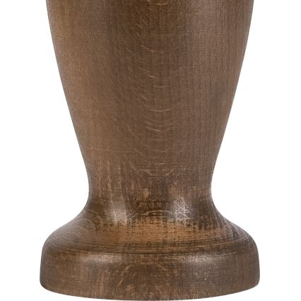 Pöytävalaisin AMFORA 1xE27/60W/230V tummanruskea/pyökki