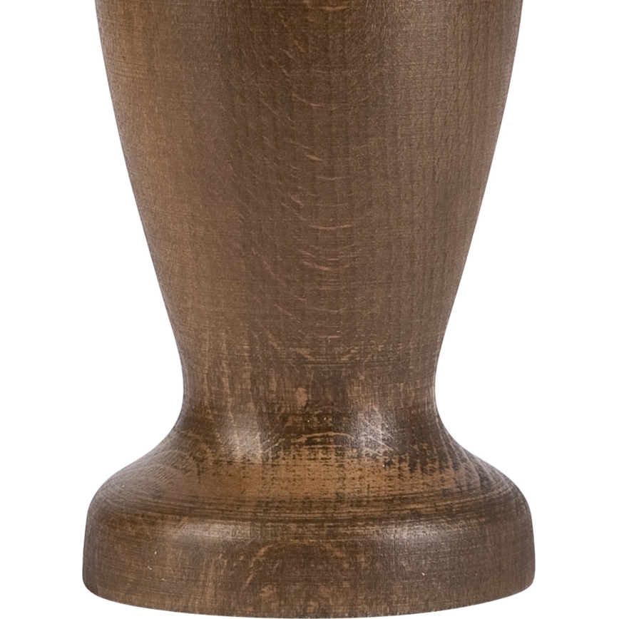 Pöytävalaisin AMFORA 1xE27/60W/230V tummanruskea/pyökki