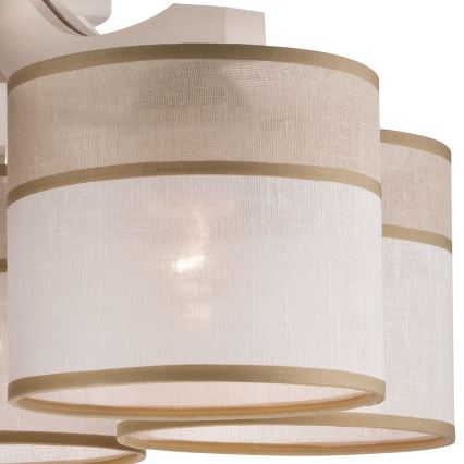 Seinävalaisin ANDREA 5xE27/60W/230V pyökki