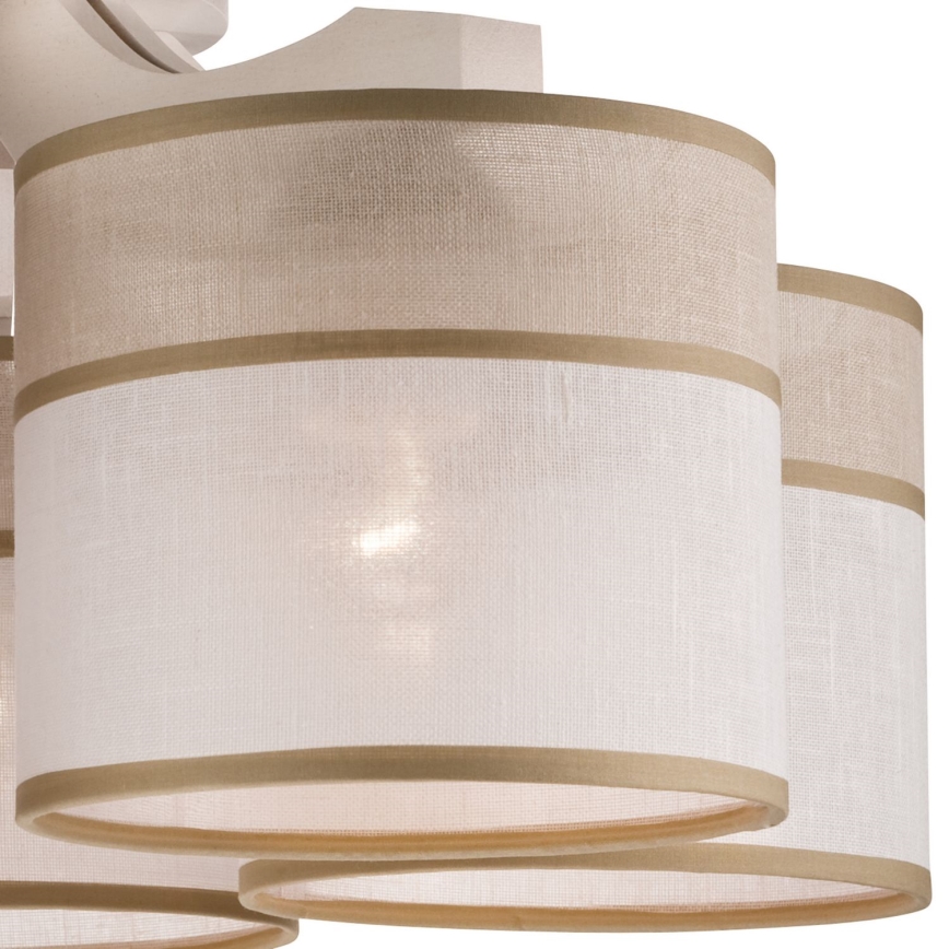 Seinävalaisin ANDREA 5xE27/60W/230V pyökki