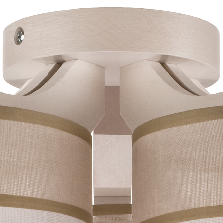 Seinävalaisin ANDREA 5xE27/60W/230V pyökki