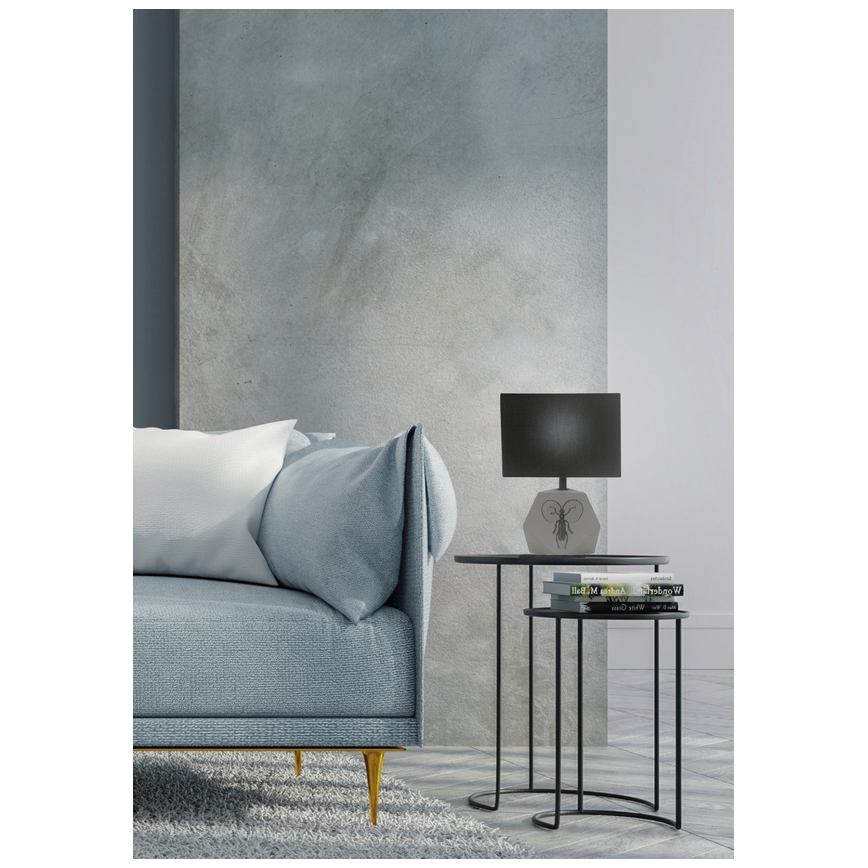 Pöytävalaisin ANIMI 1xE14/40W/230V musta