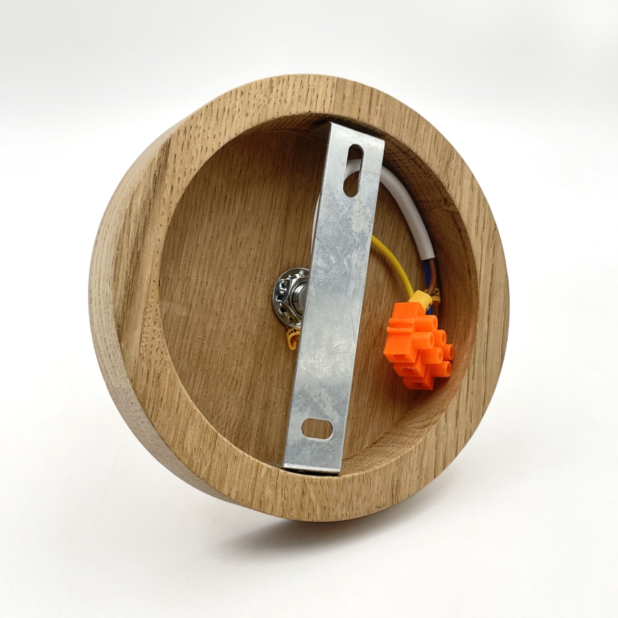 Pinnallinen kattovalaisin ANTONIO 1xE14/40W/230V ruskea/tammi