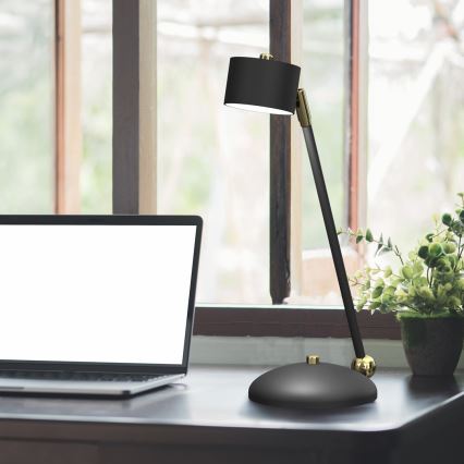 Pöytävalaisin ARENA 1xGX53/11W/230V musta/gold