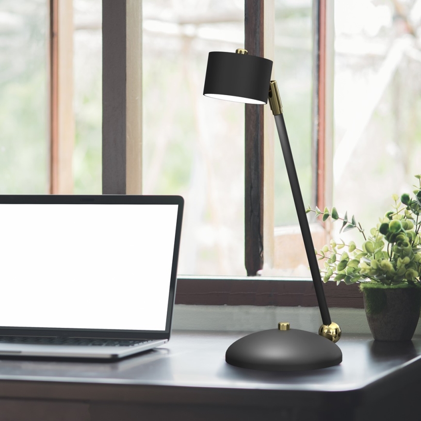 Pöytävalaisin ARENA 1xGX53/11W/230V musta/gold