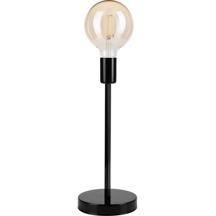 Pöytävalaisin ASTRID 1xE27/60W/230V kiiltävä musta