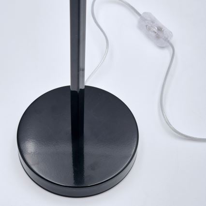 Pöytävalaisin ASTRID 1xE27/60W/230V kiiltävä musta