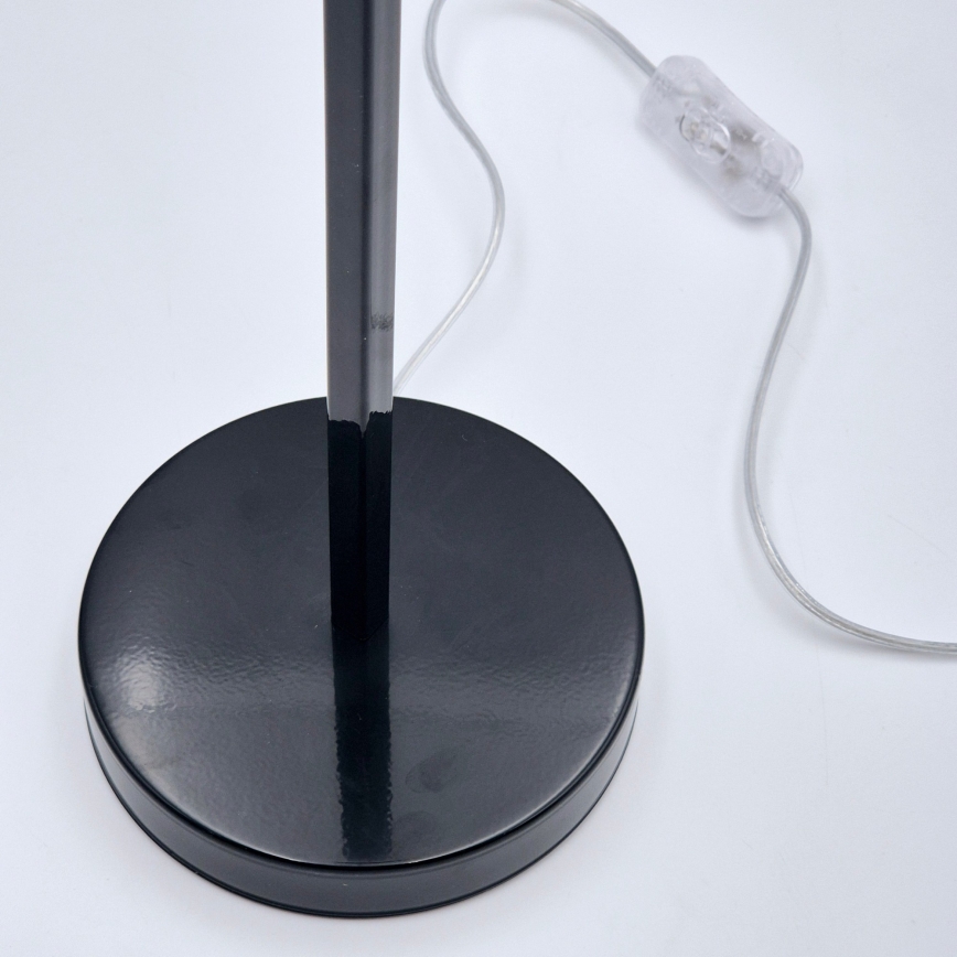 Pöytävalaisin ASTRID 1xE27/60W/230V kiiltävä musta