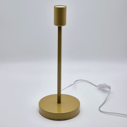 Pöytävalaisin ASTRID 1xE27/60W/230V kulta