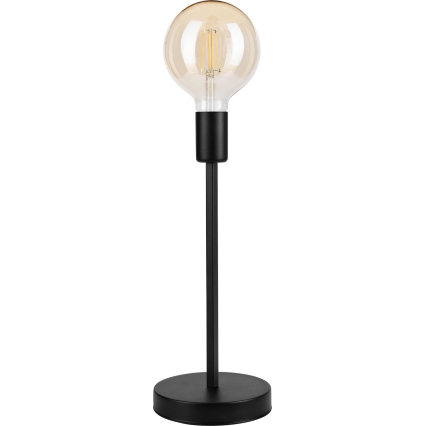 Pöytävalaisin ASTRID 1xE27/60W/230V matta musta