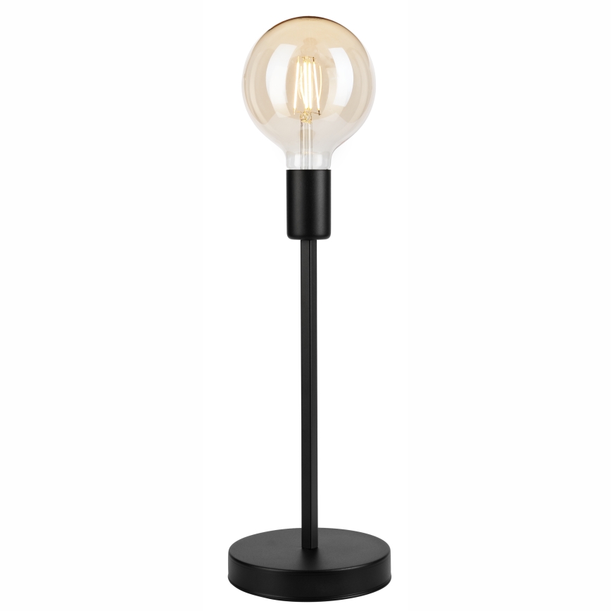 Pöytävalaisin ASTRID 1xE27/60W/230V matta musta