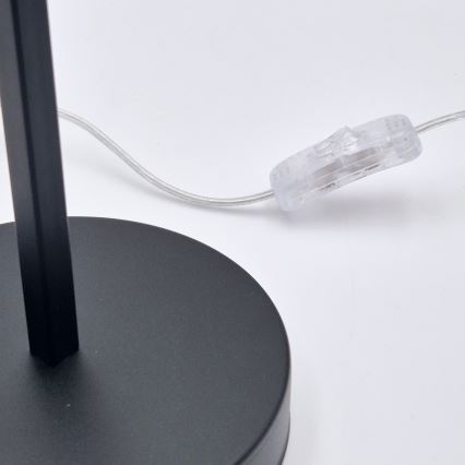 Pöytävalaisin ASTRID 1xE27/60W/230V matta musta