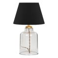 Pöytävalaisin AYD 1xE27/40W/230V musta/kirkas