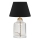 Pöytävalaisin AYD 1xE27/40W/230V musta/kirkas