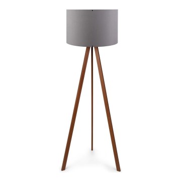 Pöytävalaisin AYD 1xE27/60W/230V harmaa/ruskea