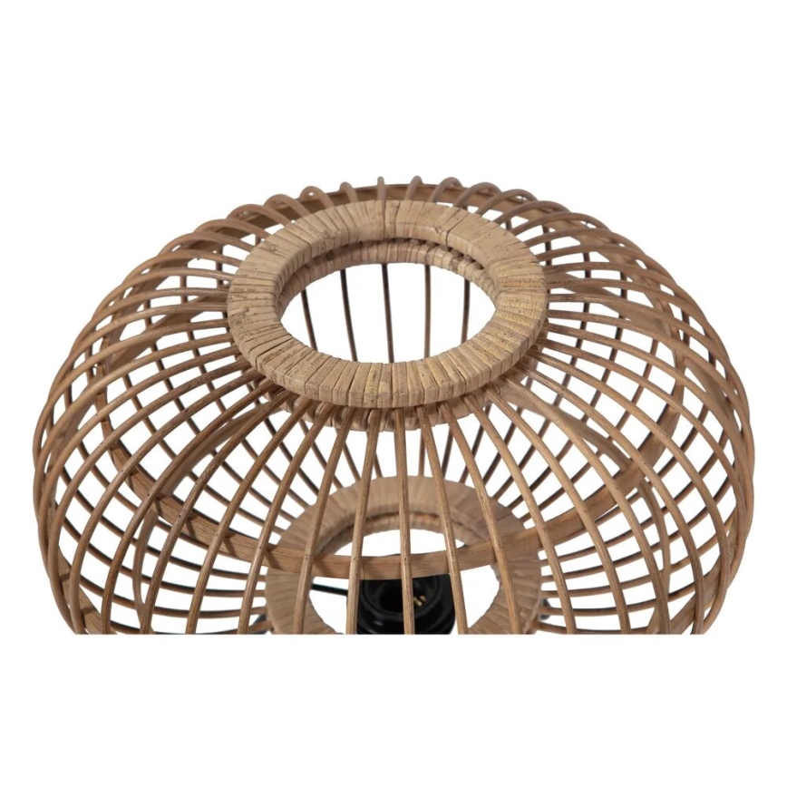 Pöytävalaisin BASICLABEL 1xE27/40W/230V bambu