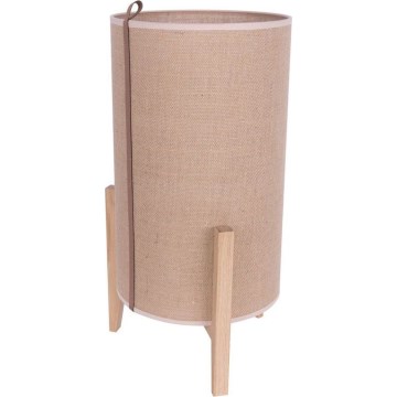 Pöytävalaisin CASIOPEA 1xE27/40W/230V 50 cm tammi