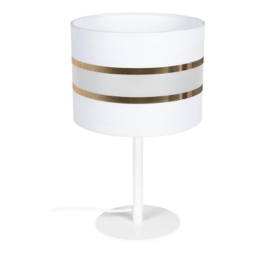 Pöytävalaisin CORAL 1xE27/60W/230V valkoinen