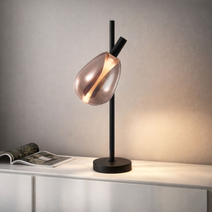 Pöytävalaisin DENSO 1xG9/5W/230V kupari/musta