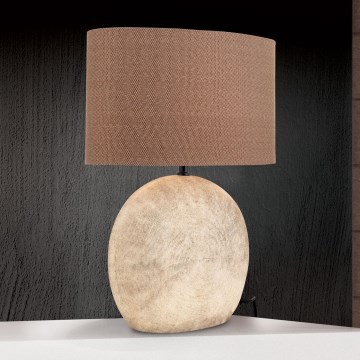 Pöytävalaisin ETHNO 1xE27/60W/230V keramiikka ruskea/beige