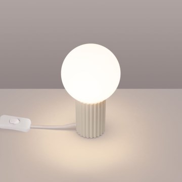 Pöytävalaisin HALO 1xG9/8W/230V halkaisija 12 cm kerma