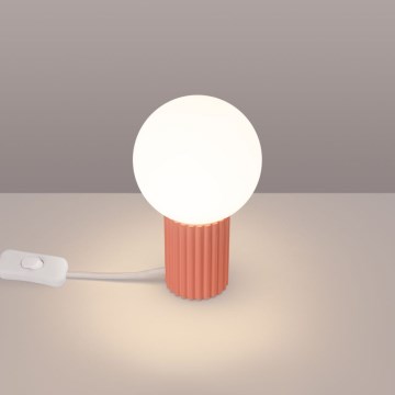 Pöytävalaisin HALO 1xG9/8W/230V halkaisija 12 cm vaaleanpunainen