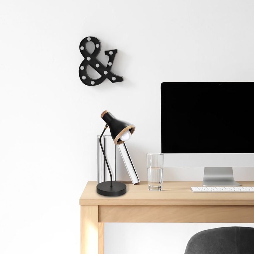 Pöytävalaisin HOLLY 1xE27 / 60W / 230V