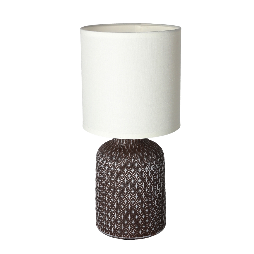 Pöytävalaisin INER 1xE14/40W/230V ruskea