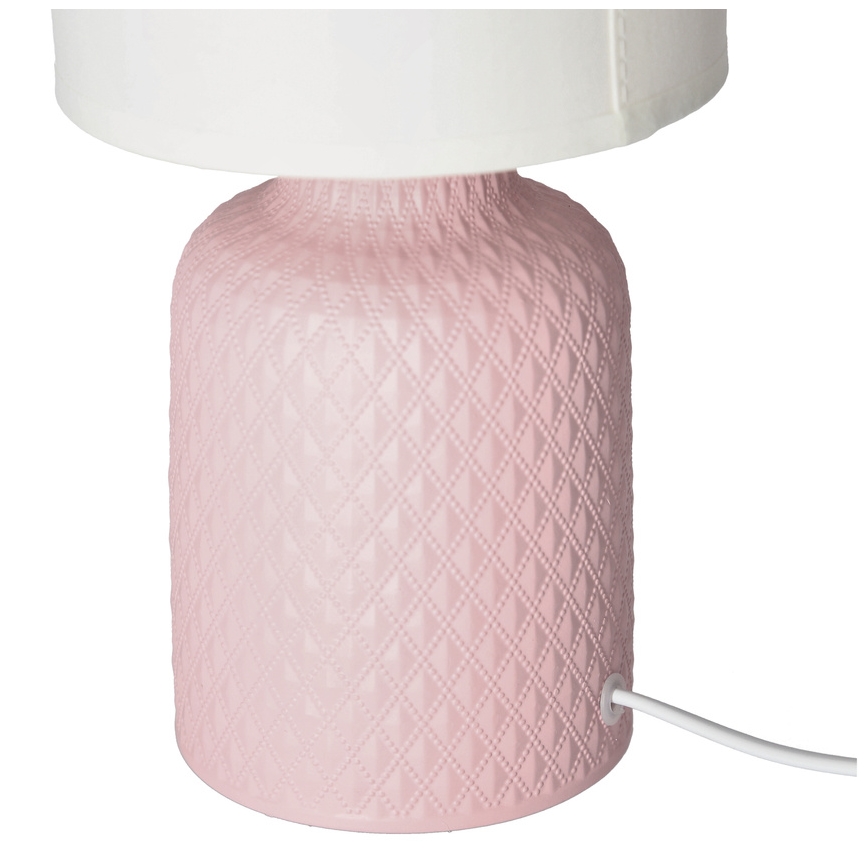 Pöytävalaisin INER 1xE14/40W/230V vaaleanpunainen