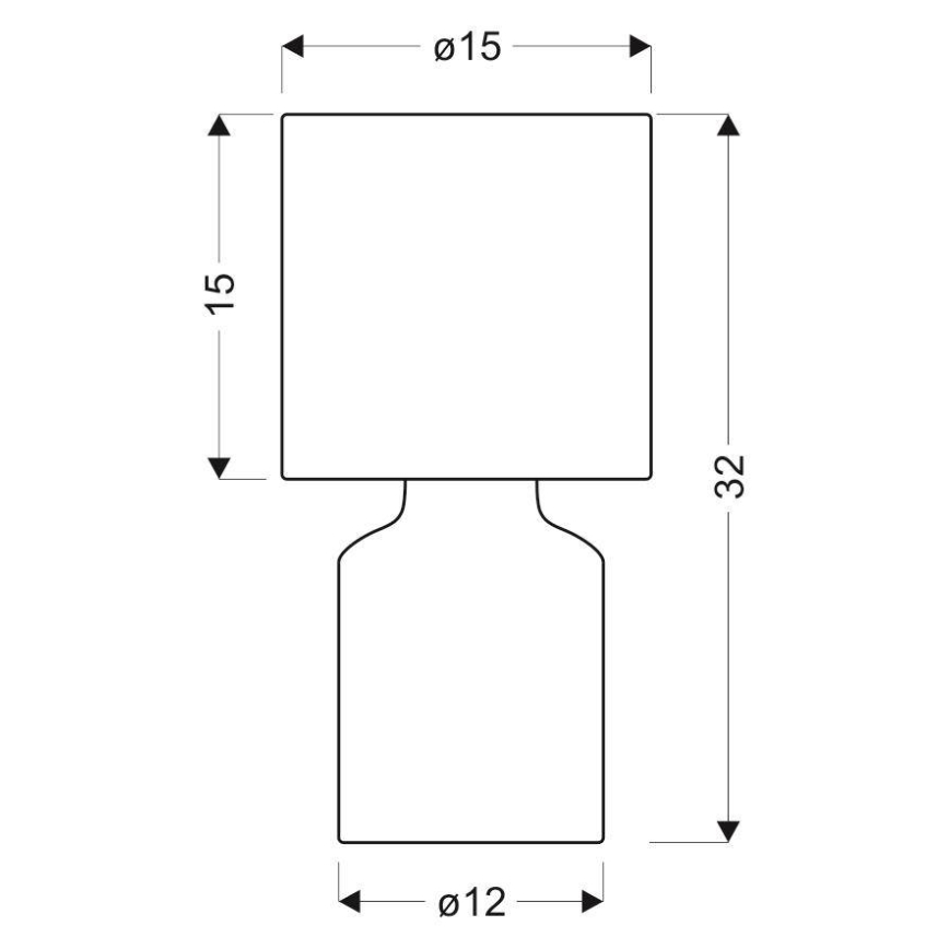 Pöytävalaisin INER 1xE14/40W/230V vaaleanpunainen