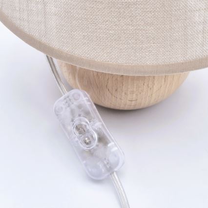 Pöytävalaisin JUTA 1xE27/60W/230V pyökki