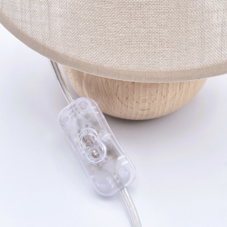 Pöytävalaisin JUTA 1xE27/60W/230V pyökki