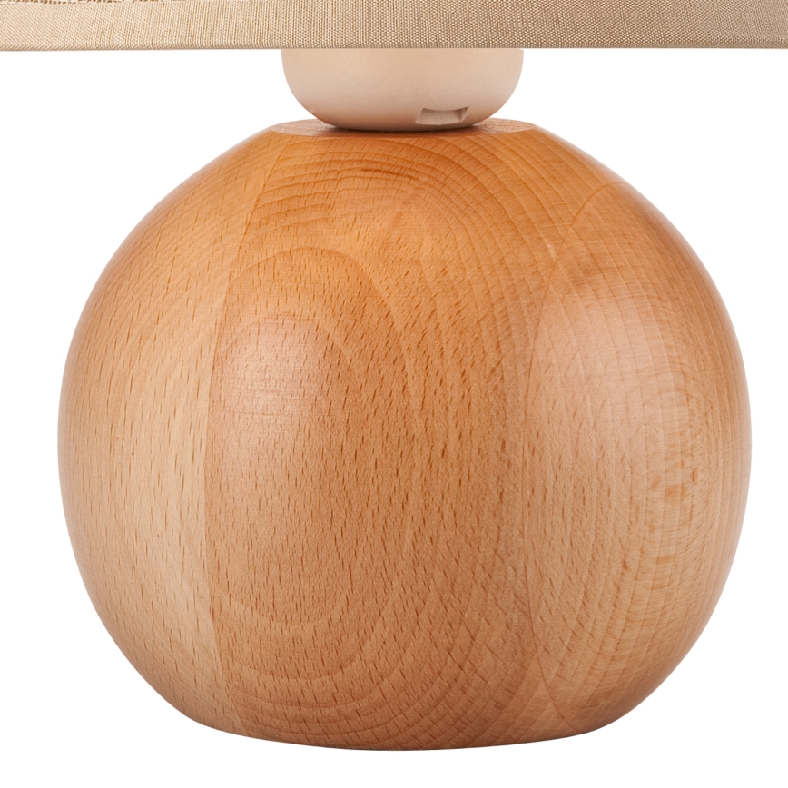 Pöytävalaisin JUTA 1xE27/60W/230V pyökki