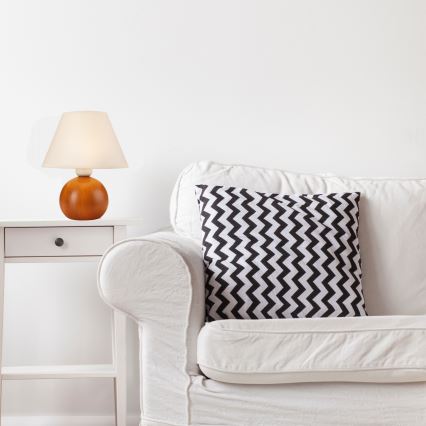 Pöytävalaisin JUTA 1xE27/60W/230V pyökki