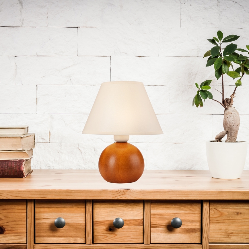 Pöytävalaisin JUTA 1xE27/60W/230V pyökki