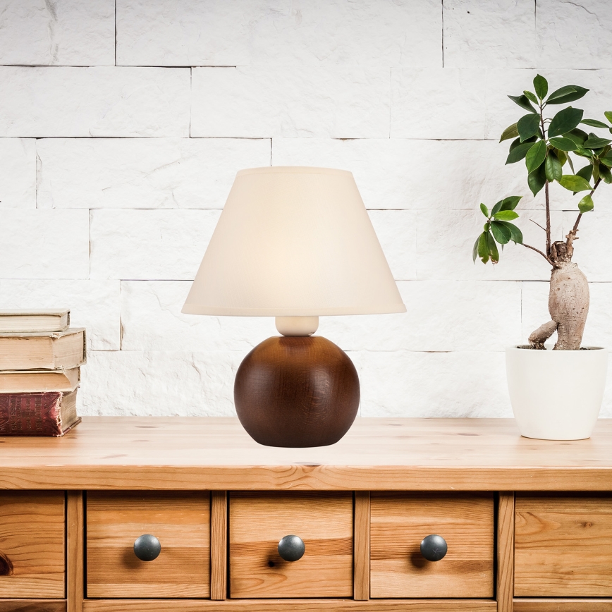 Pöytävalaisin JUTA 1xE27/60W/230V pyökki