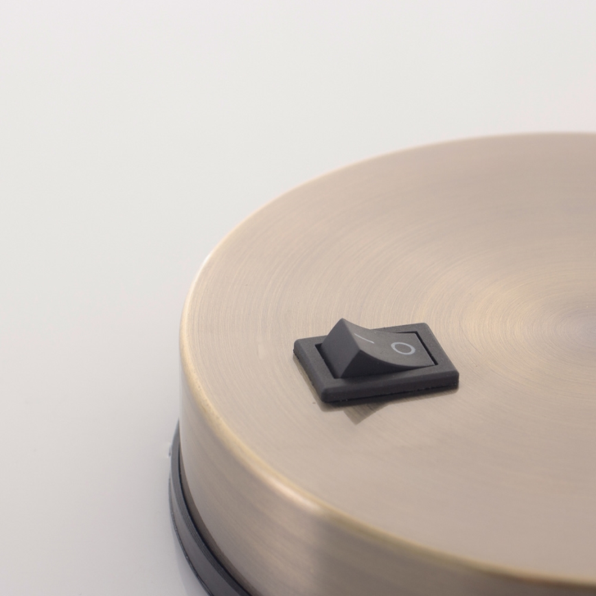 Pöytävalaisin KADET 1xE27/40W patina