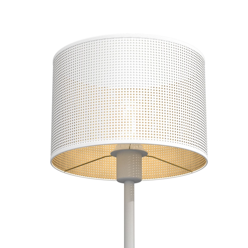 Pöytävalaisin LOFT SHADE 1xE27/60W/230V halk. 25 cm valkoinen/kulta